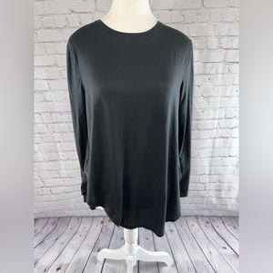 LULULEMON BLACK LONG SLEEVE TUNIC - Size XS SKU:119